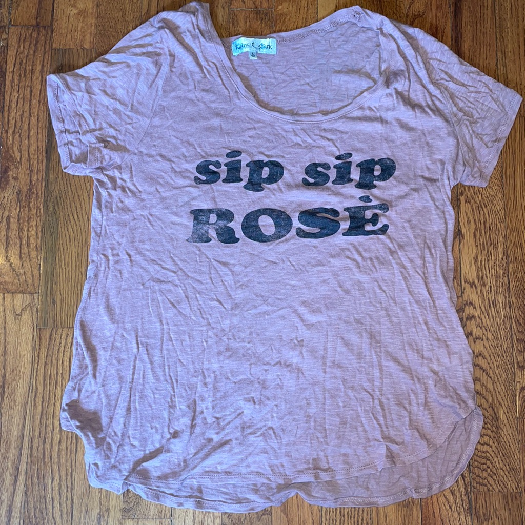 Sip Sip Ros Shirt Size L